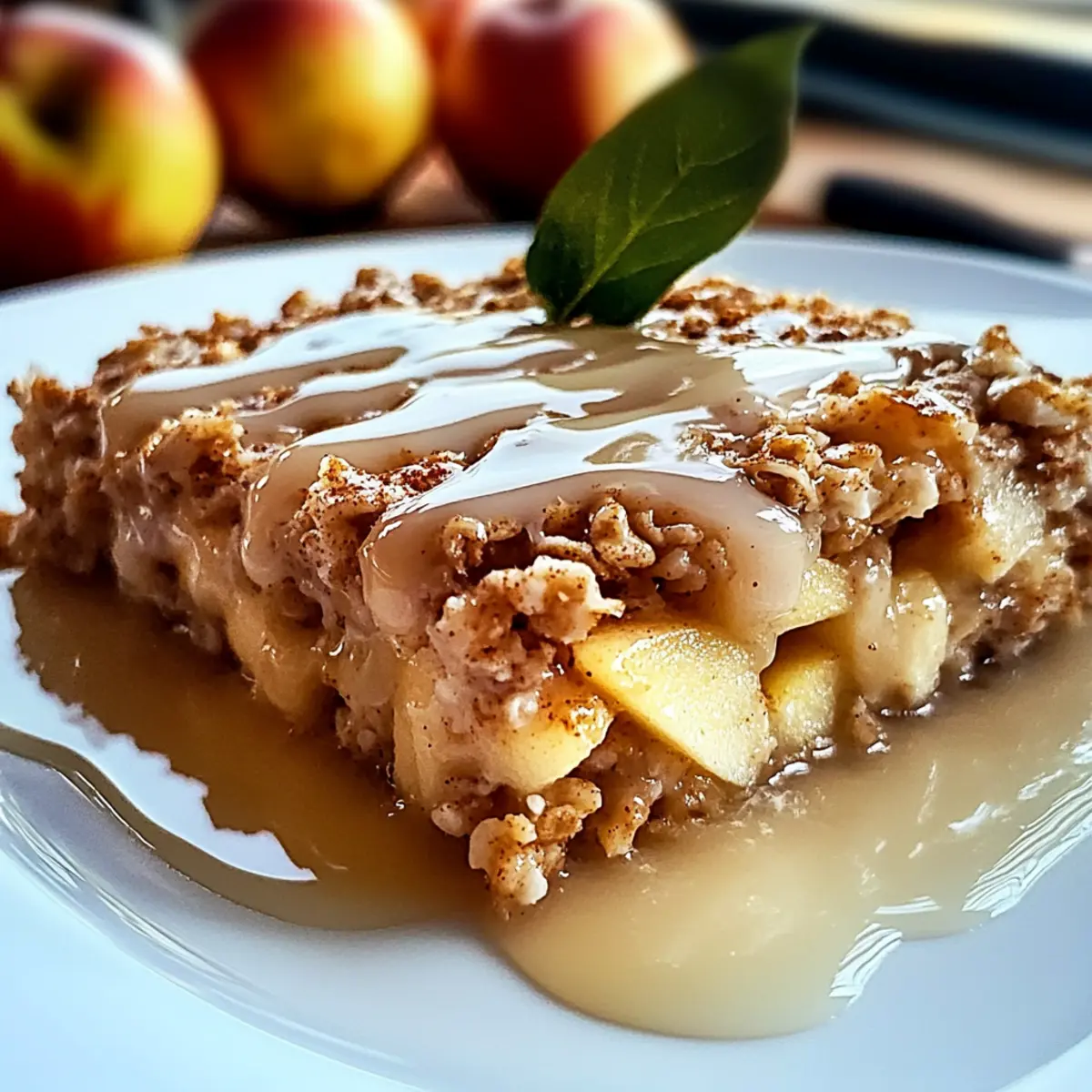 Cozy Oatmeal Apple Breakfast Bake for Energizing Mornings