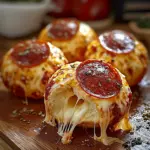 Pepperoni Pizza Bombs