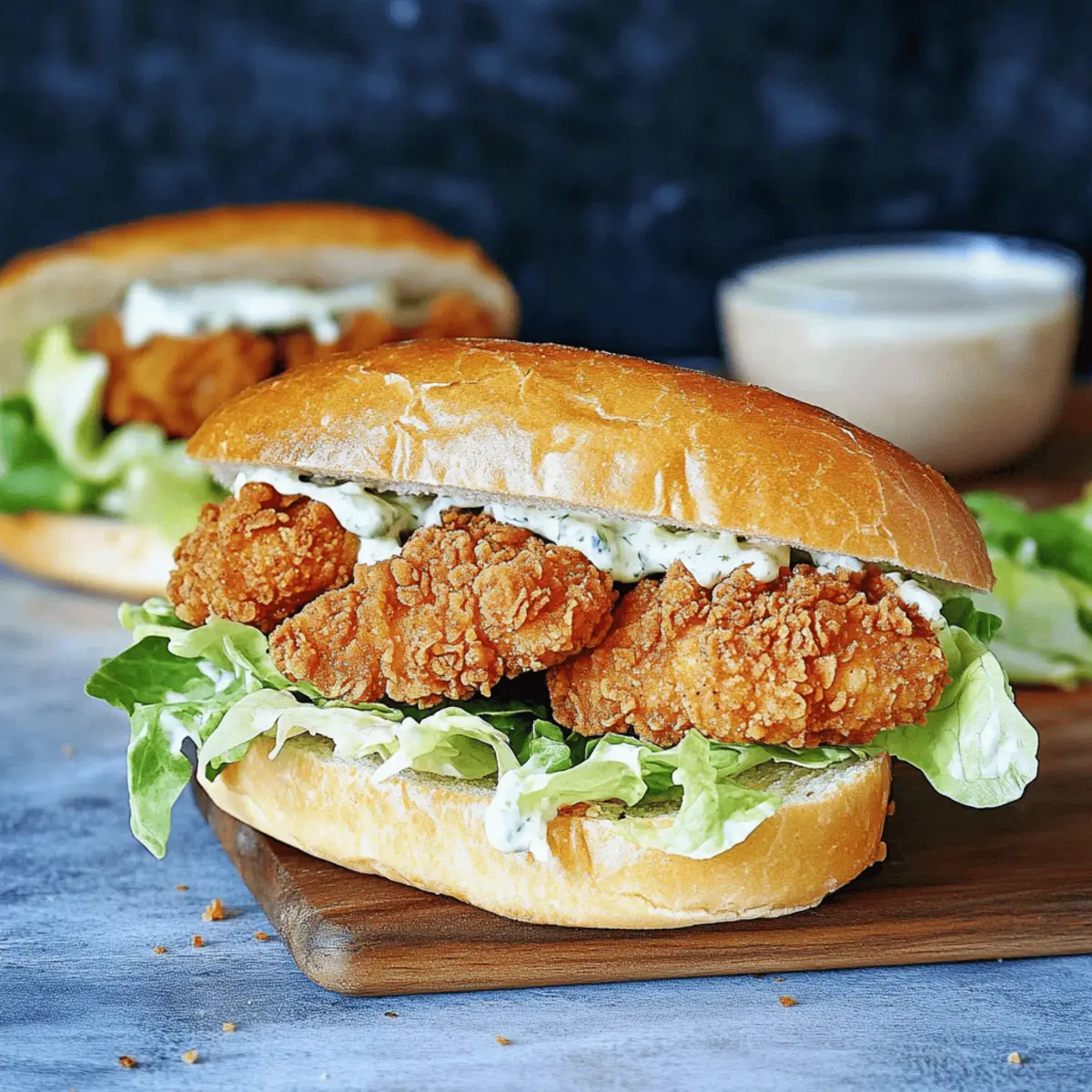 Crispy Chicken Caesar Sandwich: A Crunchy Delight Awaits
