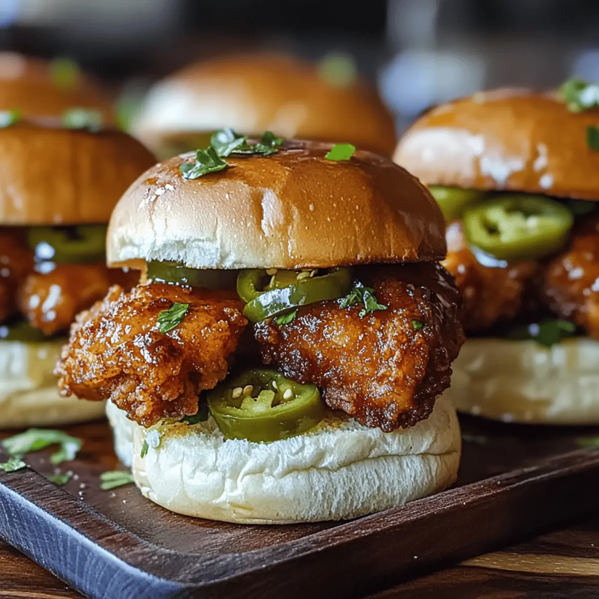 Nashville Hot Honey Butter Chicken Sliders: Sweet & Spicy Bliss
