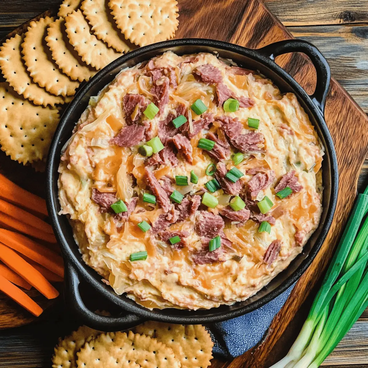 Creamy Reuben Dip That Steals the Game Day Spotlight