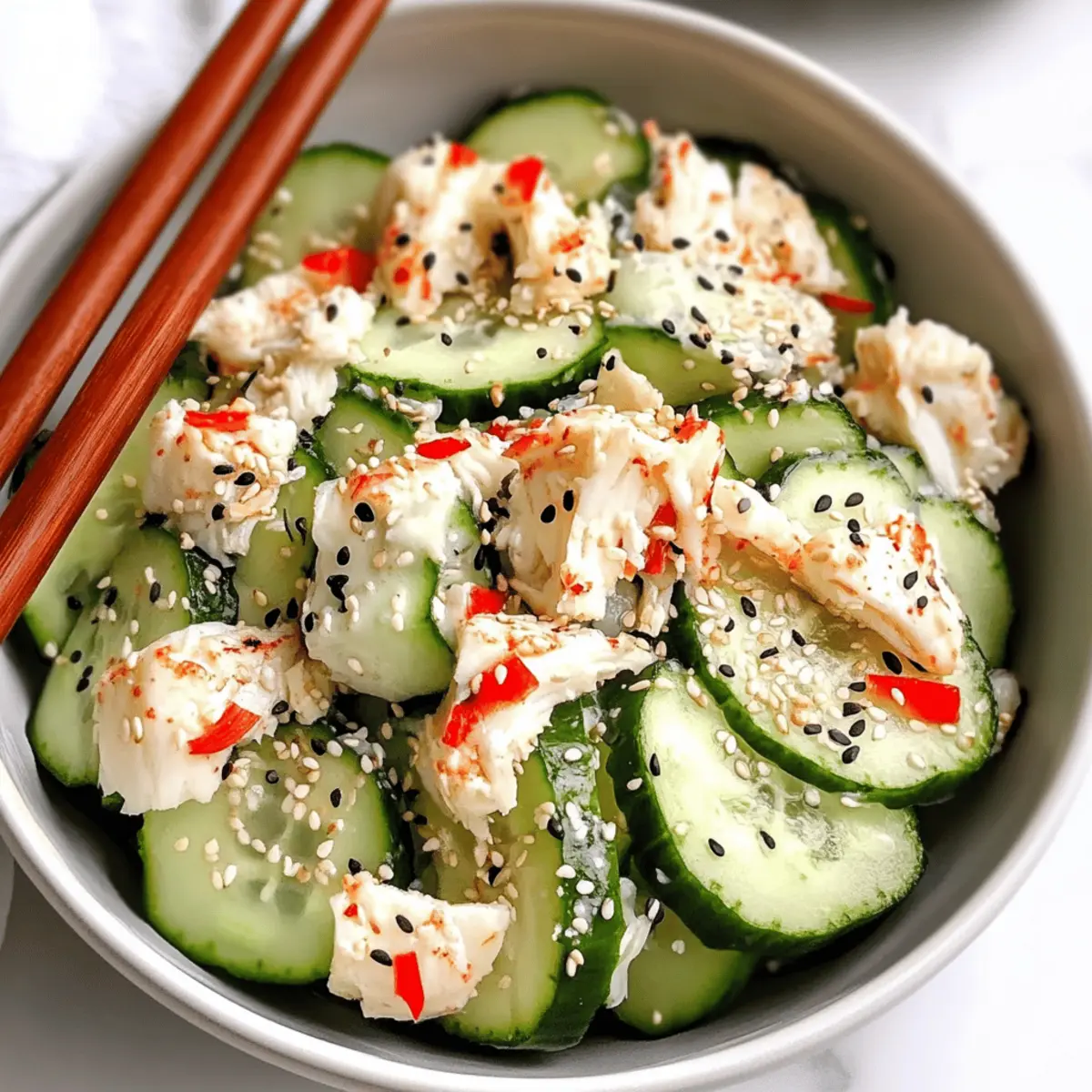 California Roll Cucumber Salad: A Refreshing Summer Delight