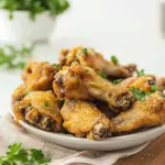 Air Fryer Garlic Parmesan Wings