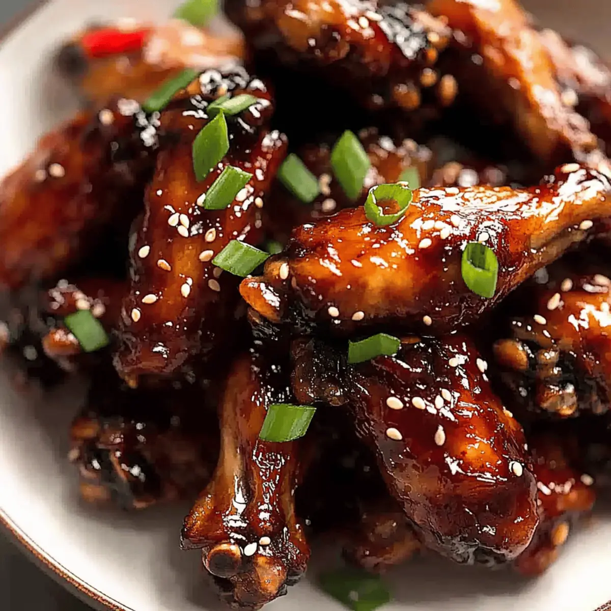 Sticky Asian Wings That'll Make You Forget Fast Food