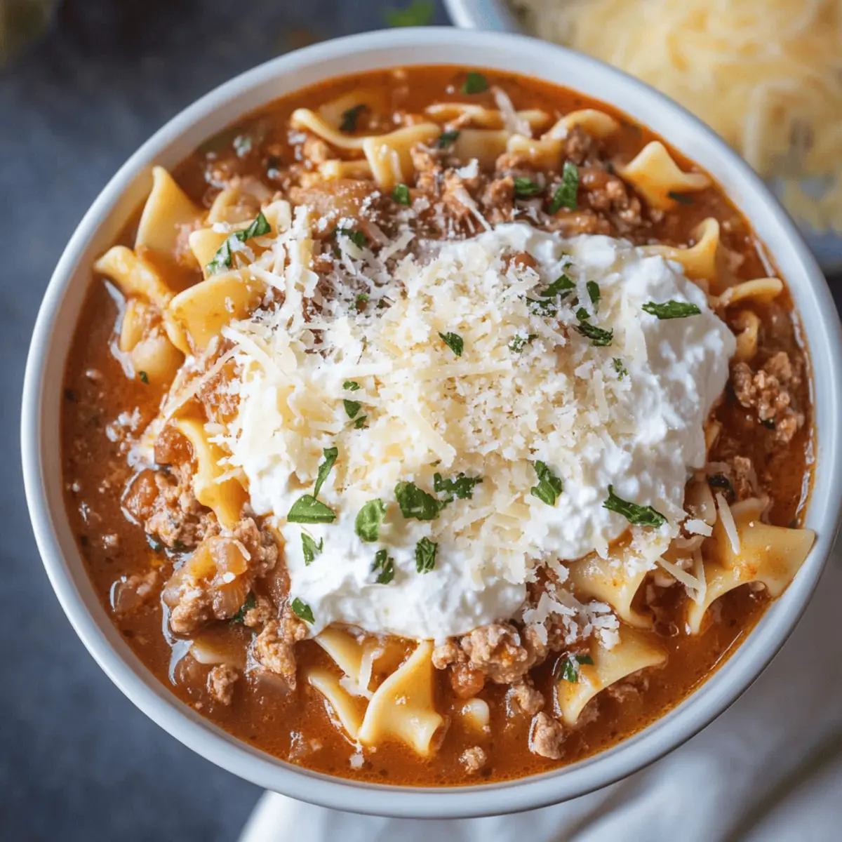 Warm and Hearty Lasagna Soup - Comfort in Every Spoonful