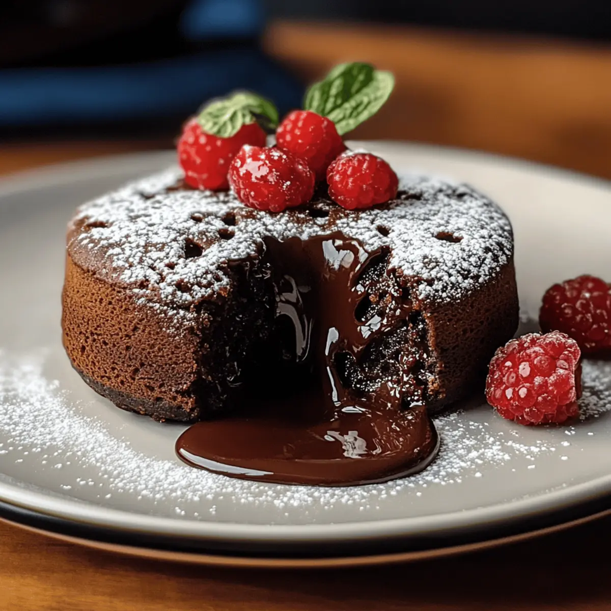 Protein Lava Cake: Indulgent Dessert with a Healthy Twist