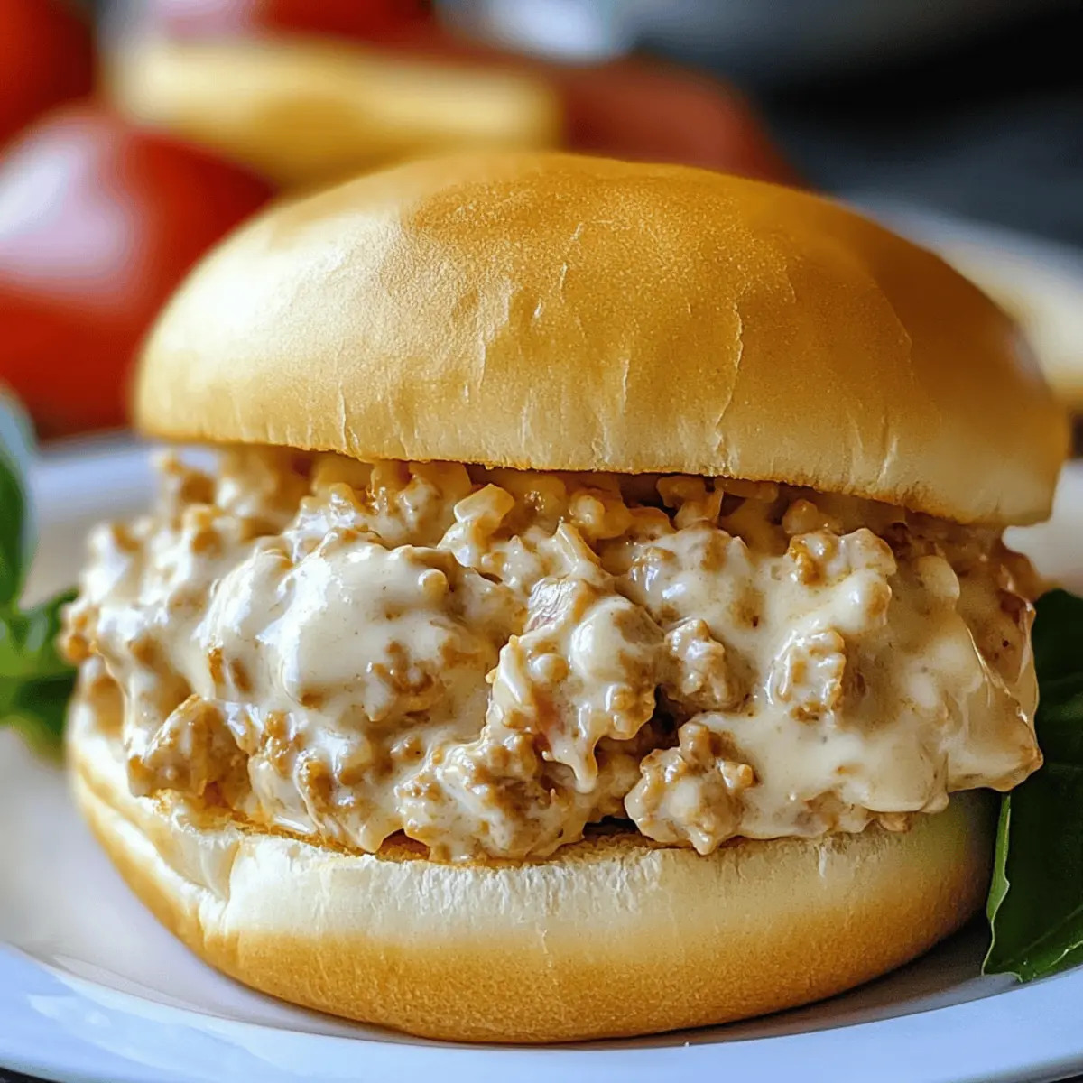 Gourmet Chicken Alfredo Sloppy Joes for Cozy Family Dinners