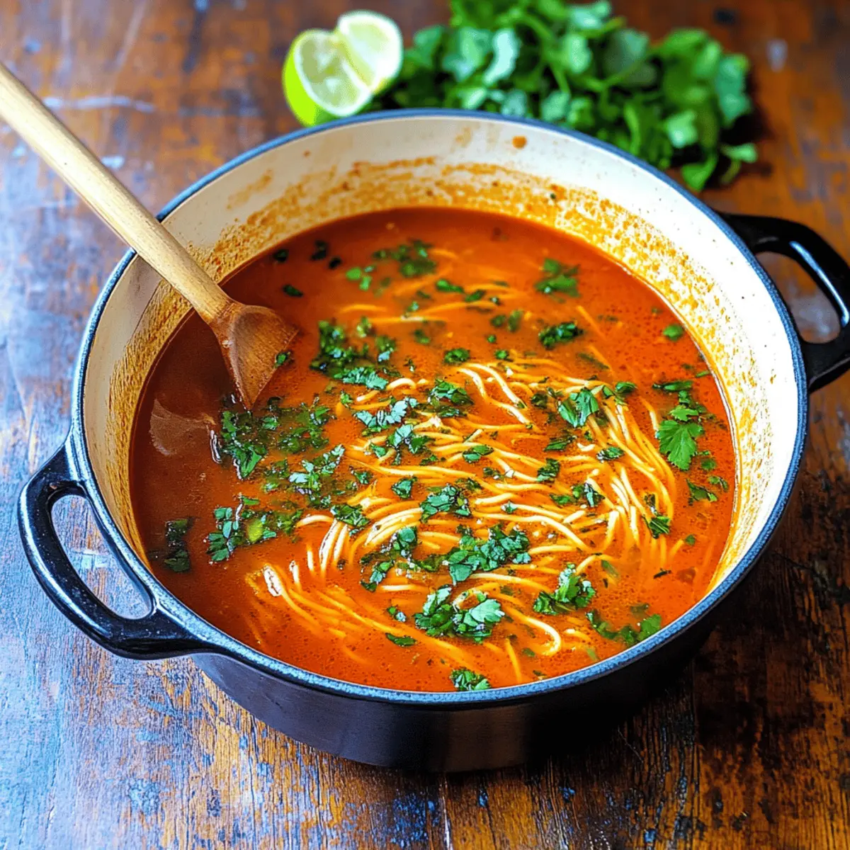 Cozy Up with Authentic Mexican Sopa de Fideo Tonight