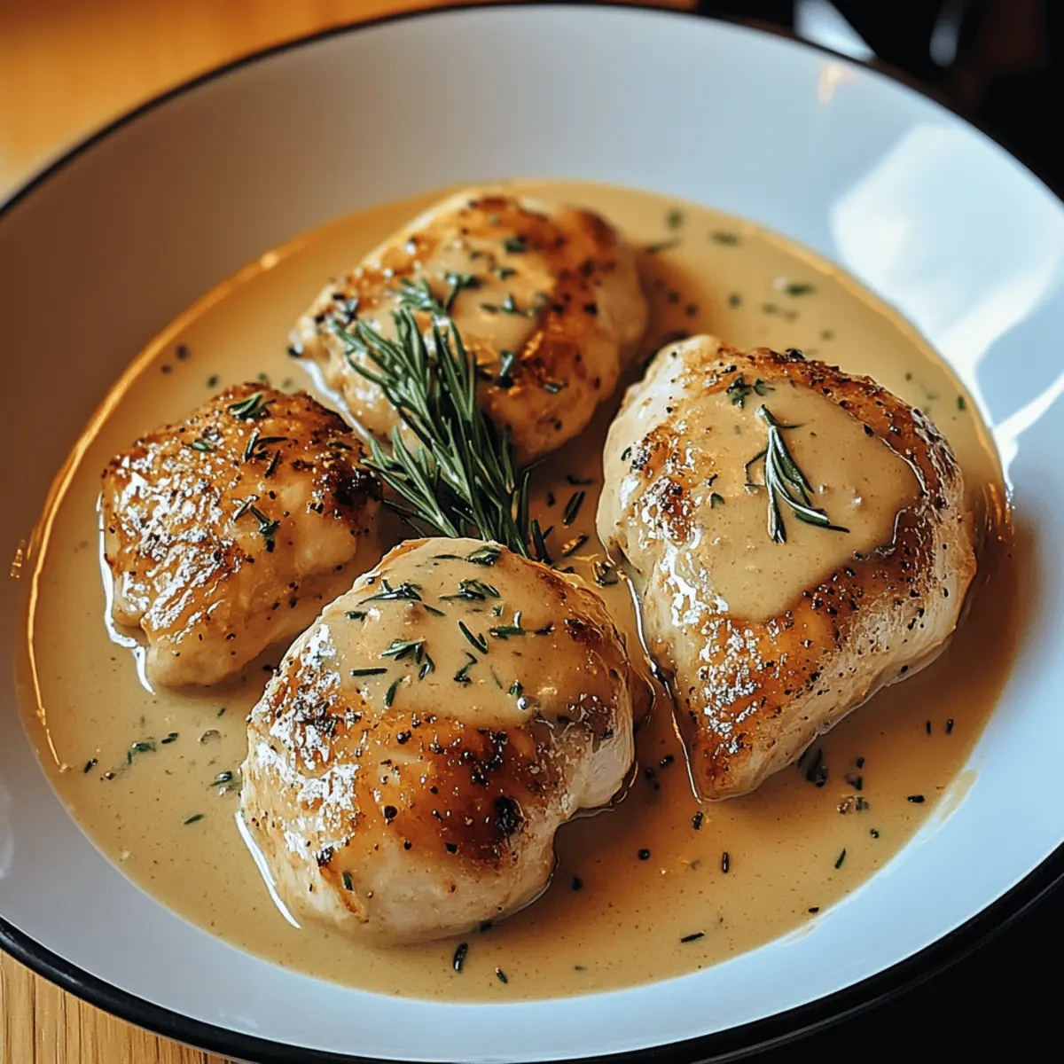 Savory Chicken in Whiskey Cream Sauce for Cozy Nights