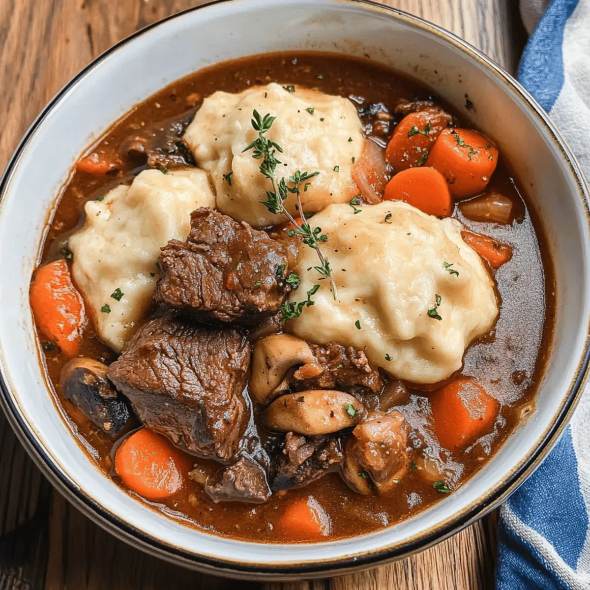 Cozy Cooker Beef Stew and Dumplings for Ultimate Comfort