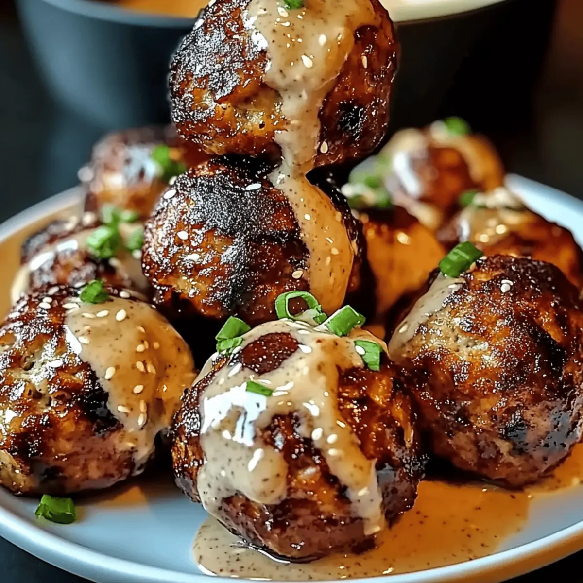 Korean BBQ Meatballs with Spicy Mayo Dip for Flavor Lovers