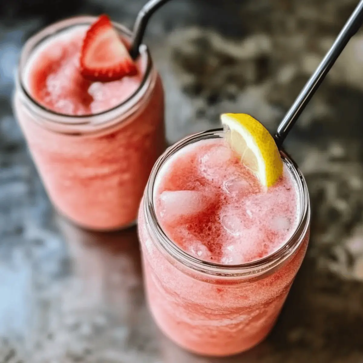 Refreshing Strawberry Lemonade: Dairy-Free & Guilt-Free Delight