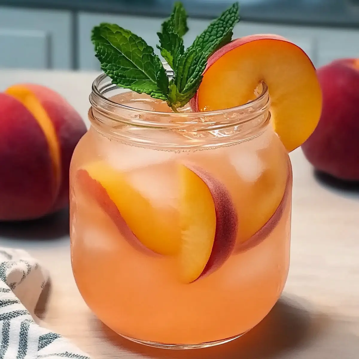 Refreshing Peach Lemonade for Perfect Summer Sips