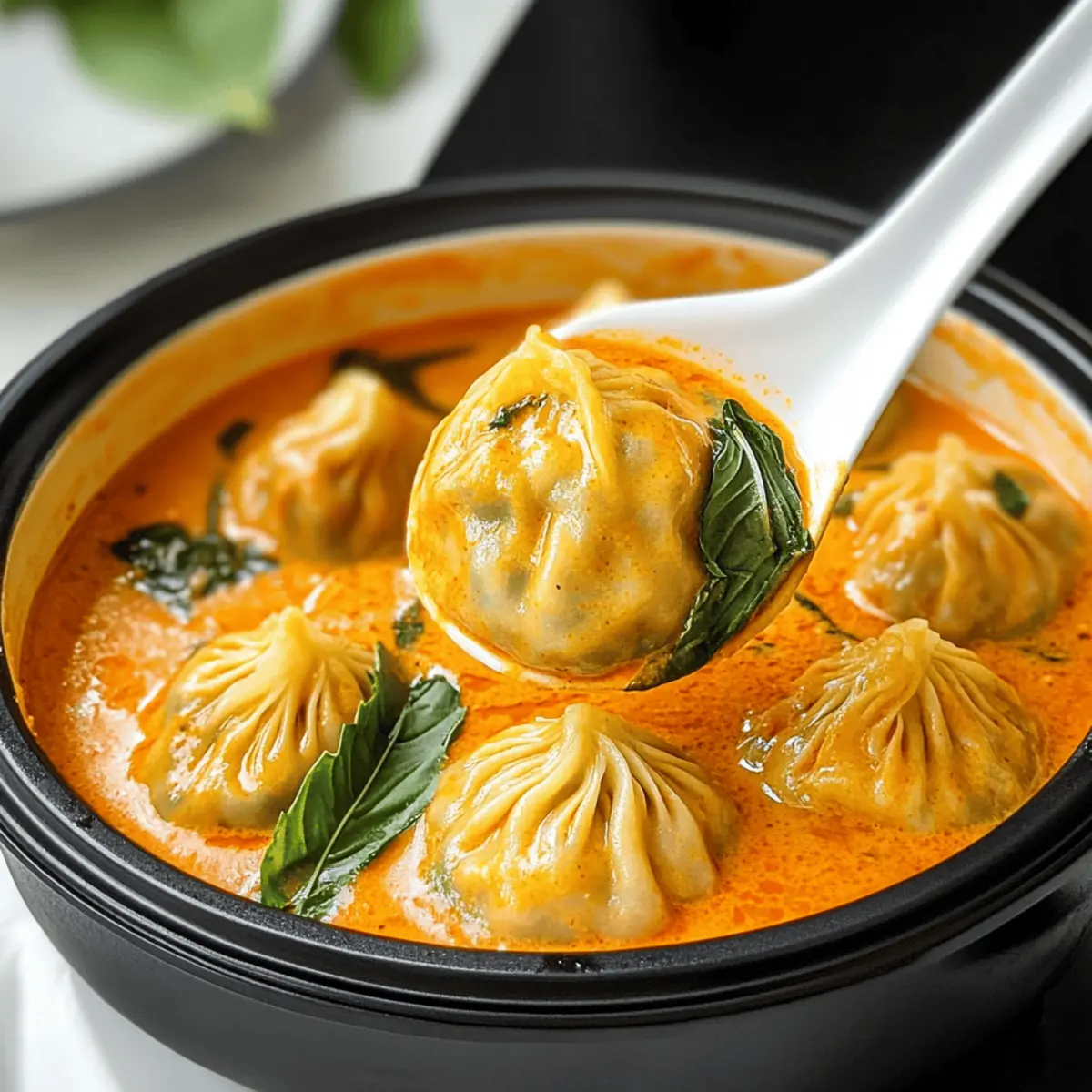 Savory Soup Dumplings in Thai Red Curry Sauce You’ll Love