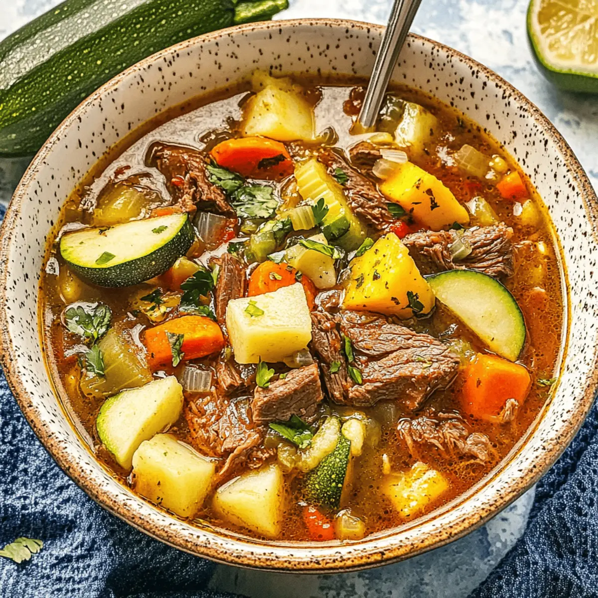 Comforting Mexican Beef Soup for Cozy Nights