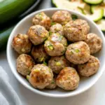 Air Fryer Turkey Zucchini Meatballs