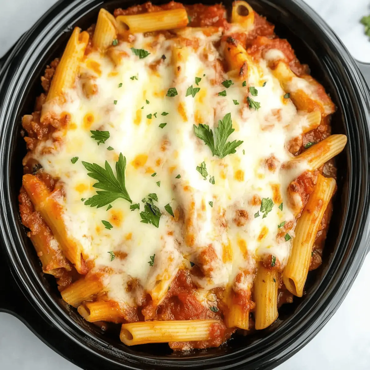 Savory Cooker Baked Ziti for Effortless Comfort Food Nights