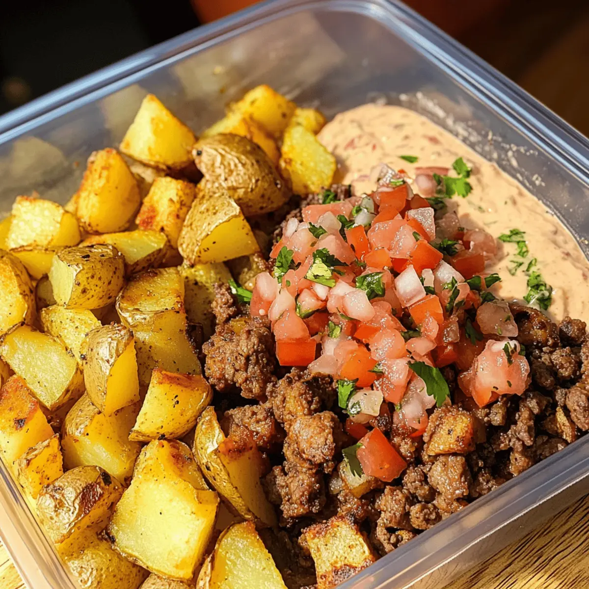 Savory Potato Taco Bowls for Easy Meal Prep Magic