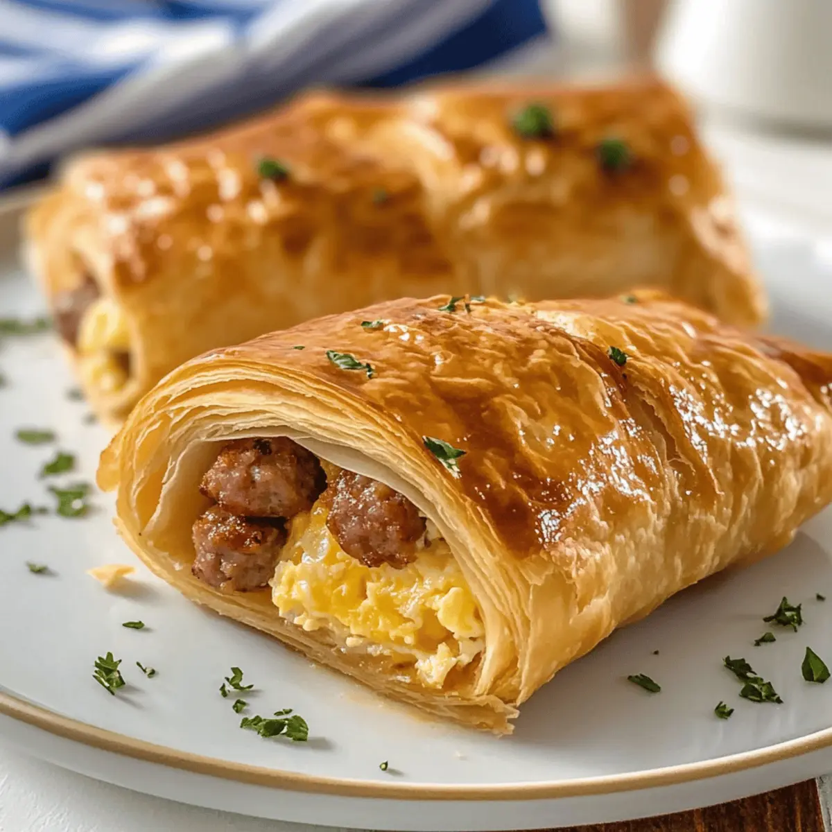 Sausage Egg Breakfast Roll-Ups for Busy Mornings Delight