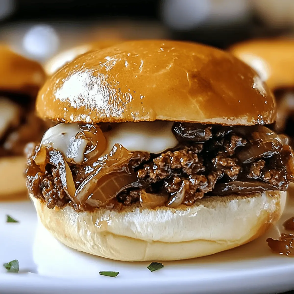 French Onion Beef Sloppy Joes: Comfort Food Bliss Unleashed
