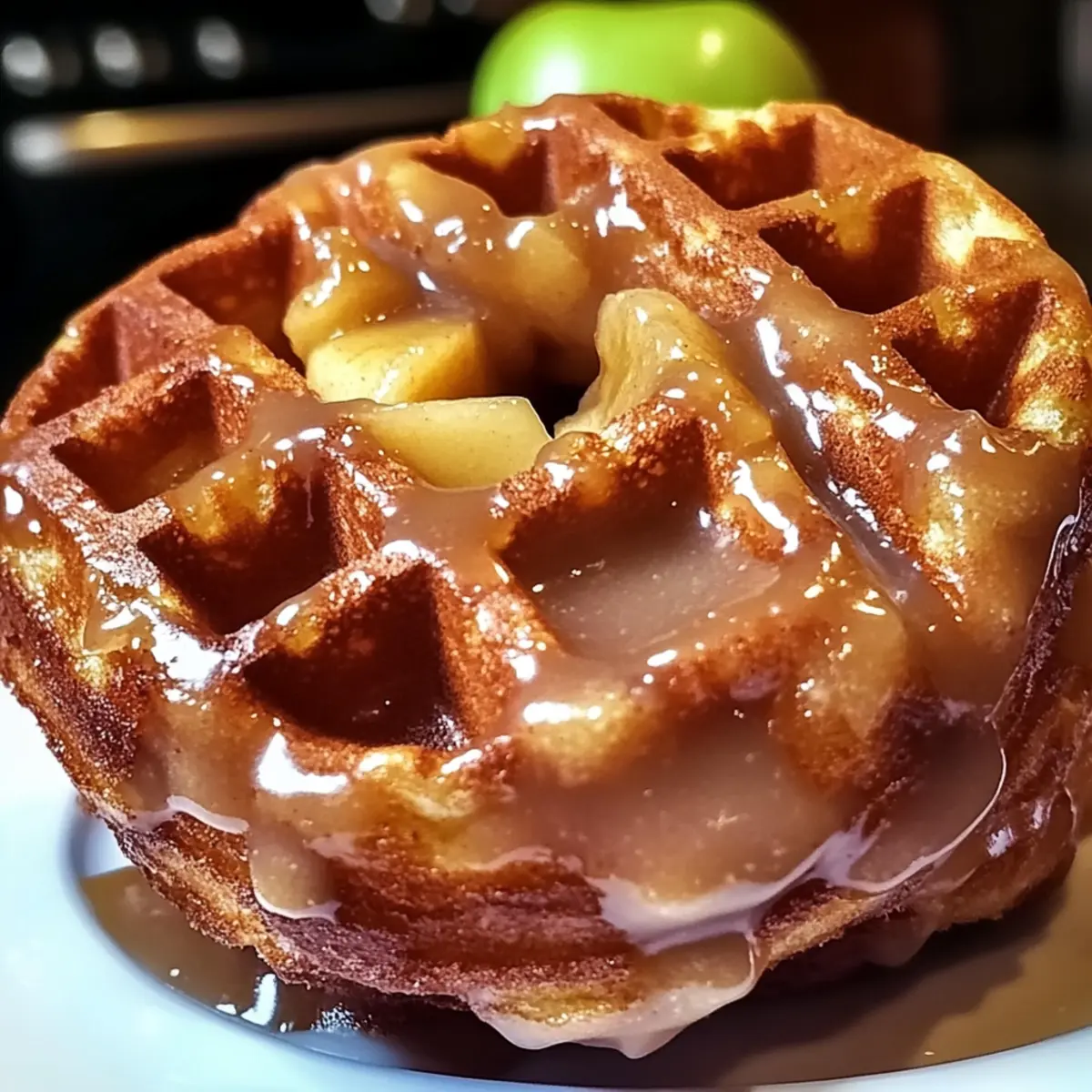Apple Fritter Waffle Donuts – A Cozy Fall Delight