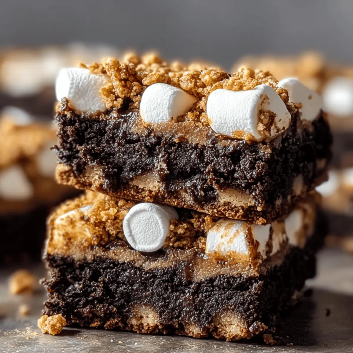 Irresistible Marshmallow Crunch Brookies for Sweet Tooth Bliss