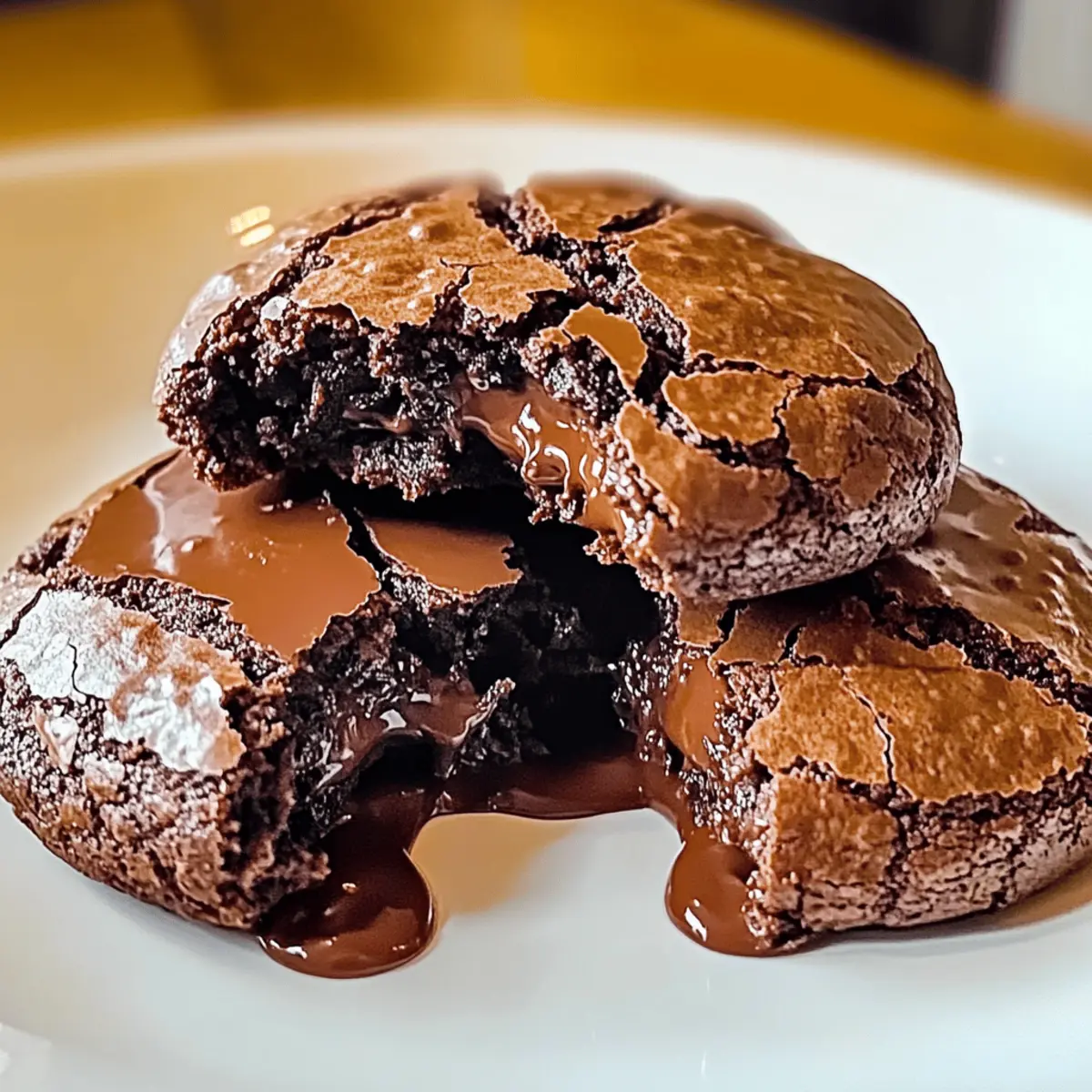 Melt-in-Your-Mouth Chocolate Lava Brownie Cookies