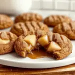 Caramel Apple Snickerdoodle Cookies