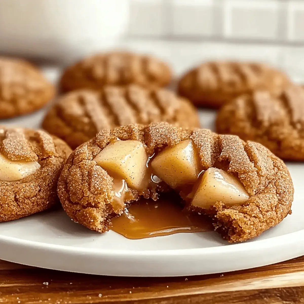 Irresistible Caramel Apple Snickerdoodle Cookies for Fall Fun