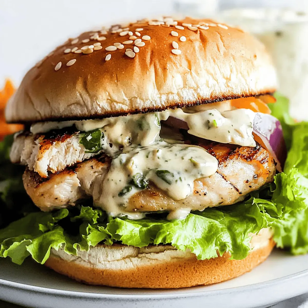 Savory Chicken Caesar Burger for the Ultimate Summer Grill