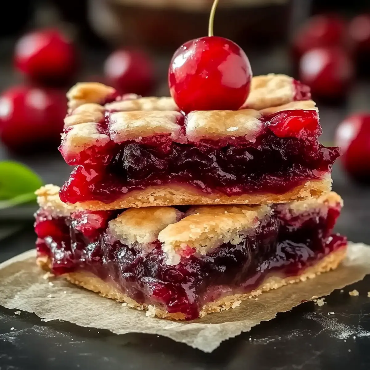 Delicious Cherry Pie Bars: Easy Treat to Brighten Your Day