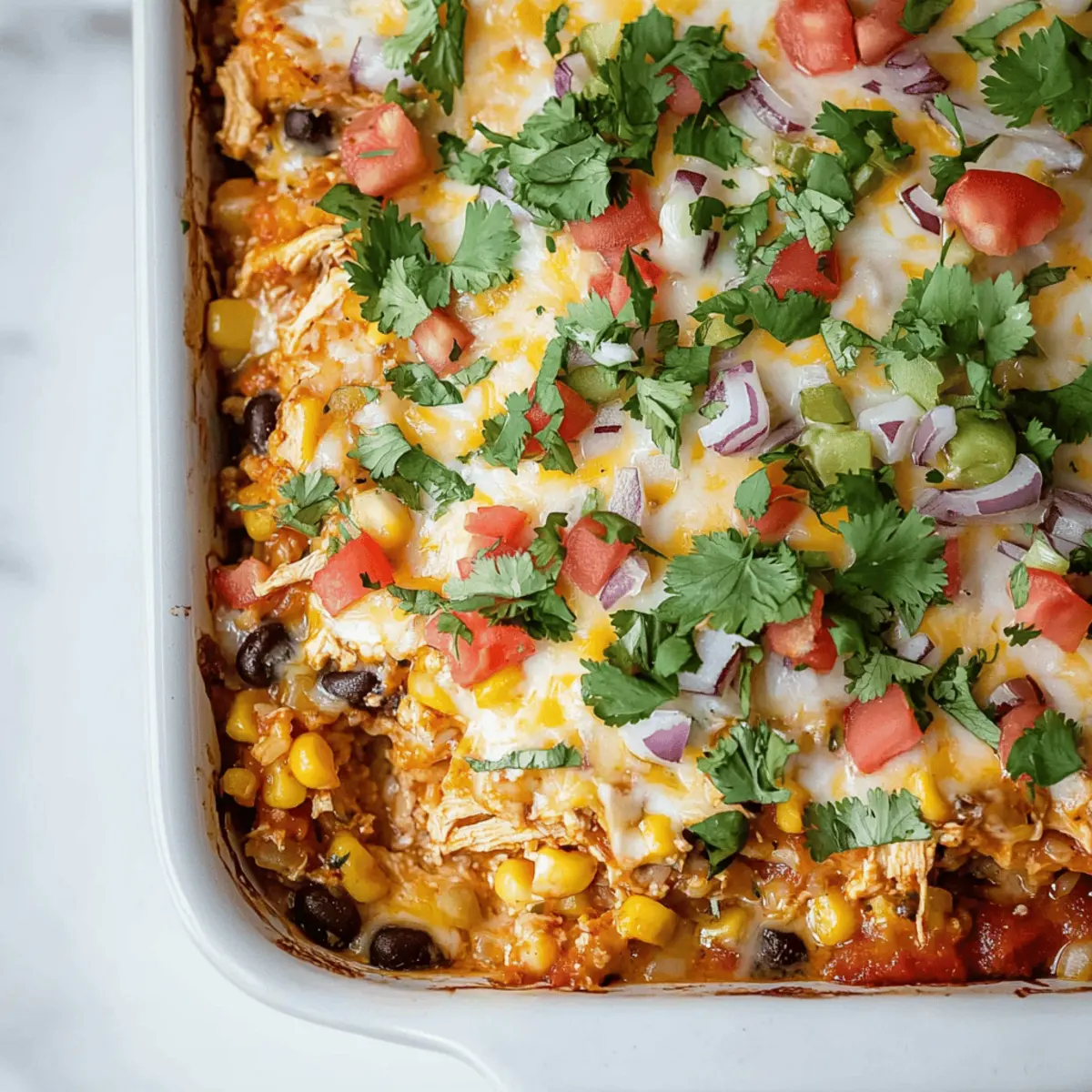 Savor the Comfort of Chicken Burrito Casserole Tonight