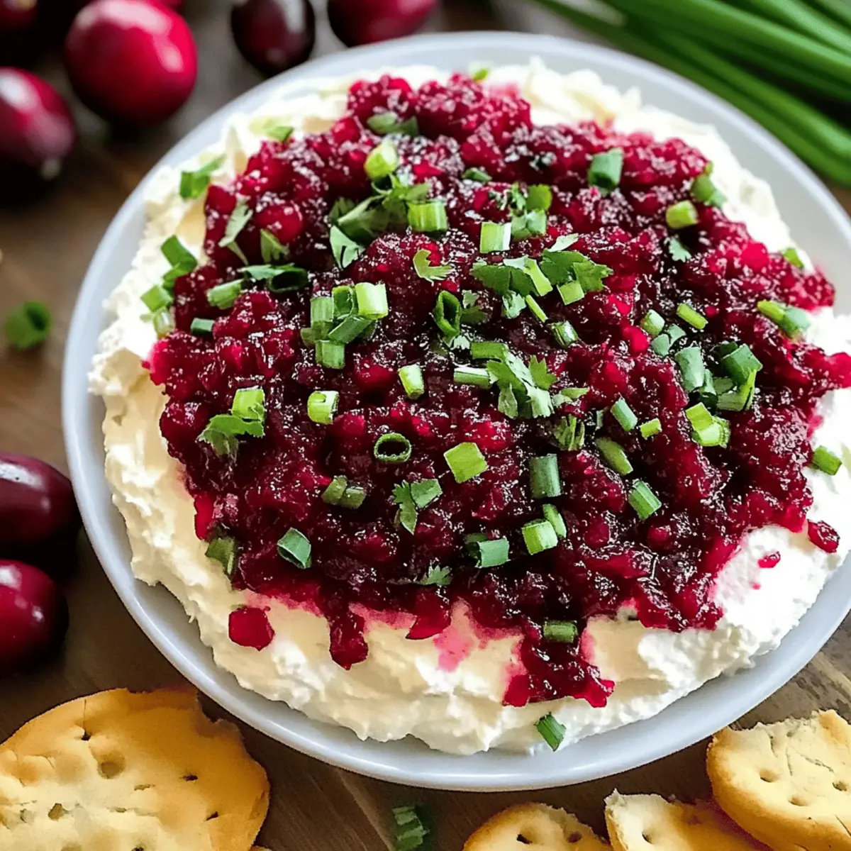 Cranberry Relish Cream Cheese Dip for Your Festive Table