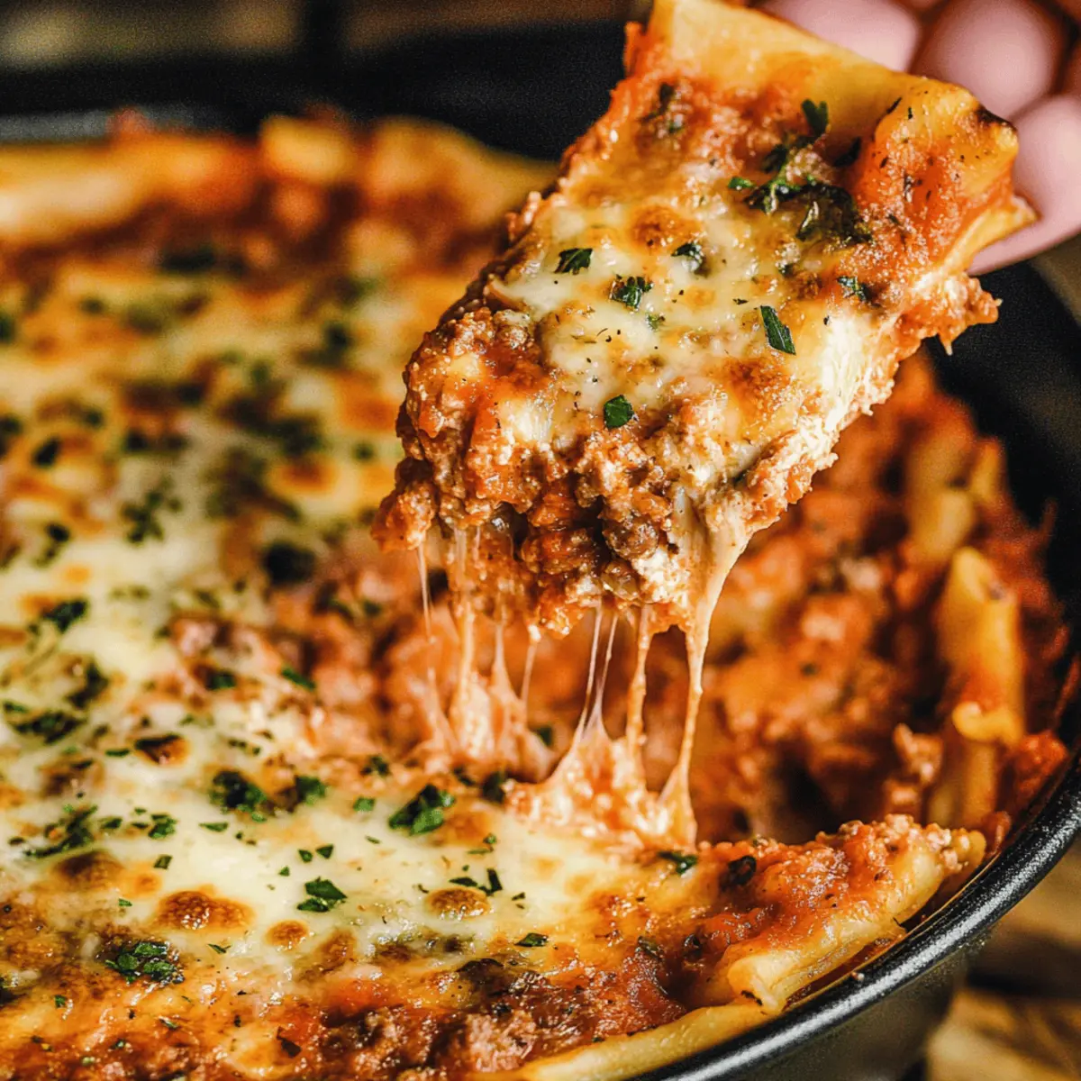 Three Cheese Lasagna Dip: A Cheesy Dream Come True