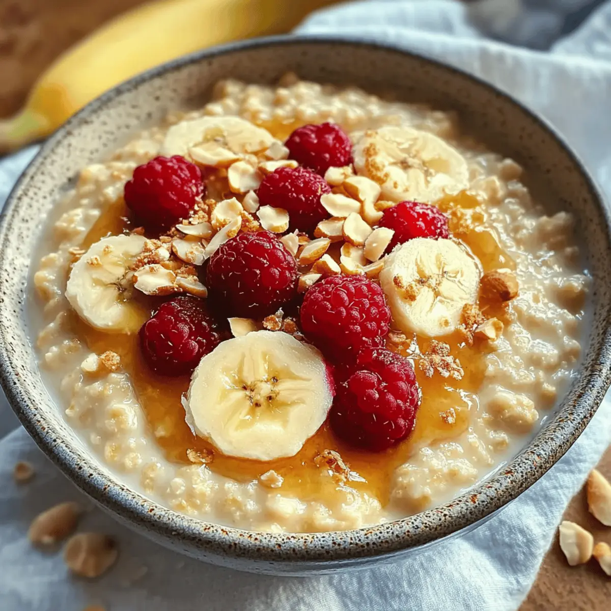 Creamy Custard Oatmeal: A Cozy Customizable Breakfast Delight