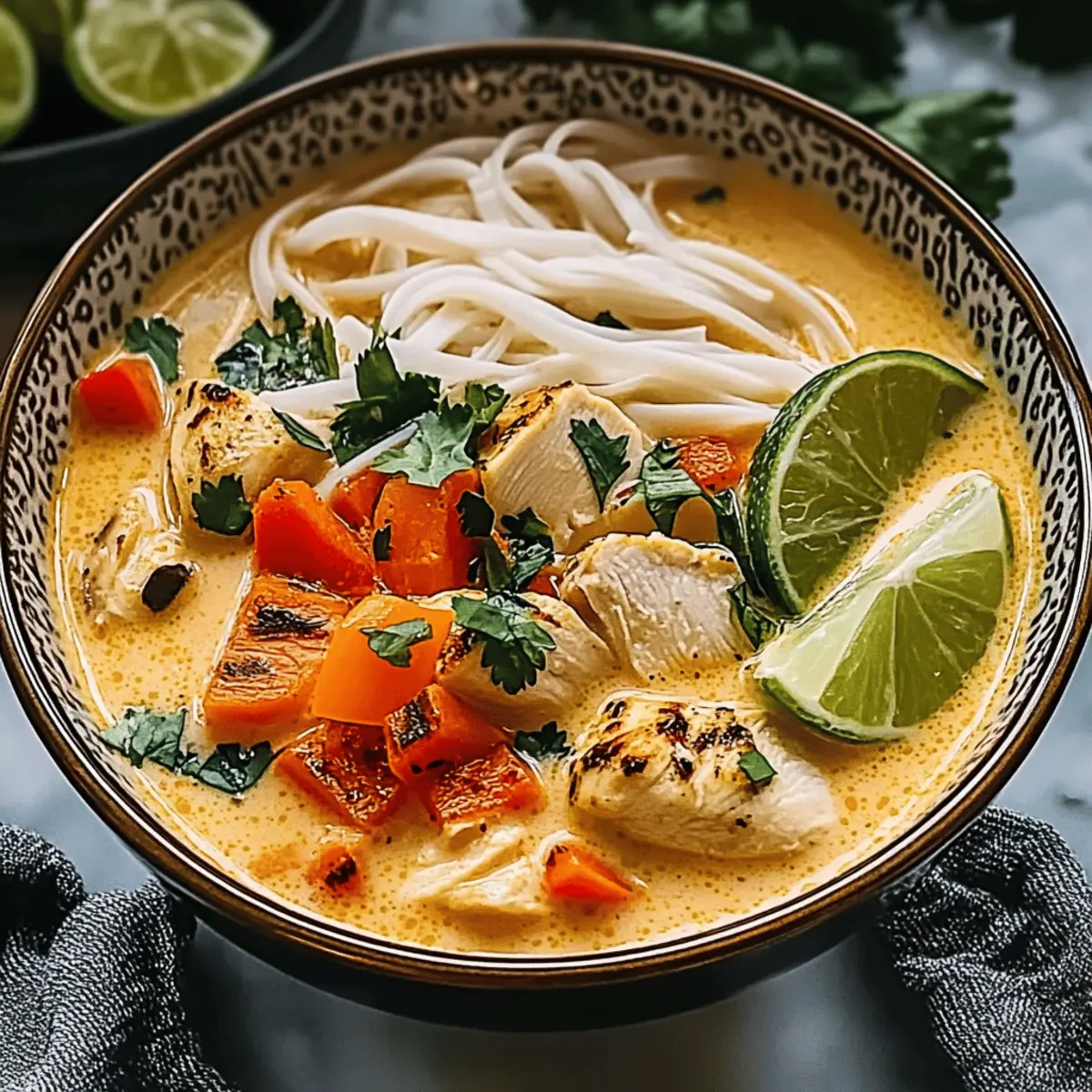 Flavorful Thai Chicken Soup Ready in Just 30 Minutes