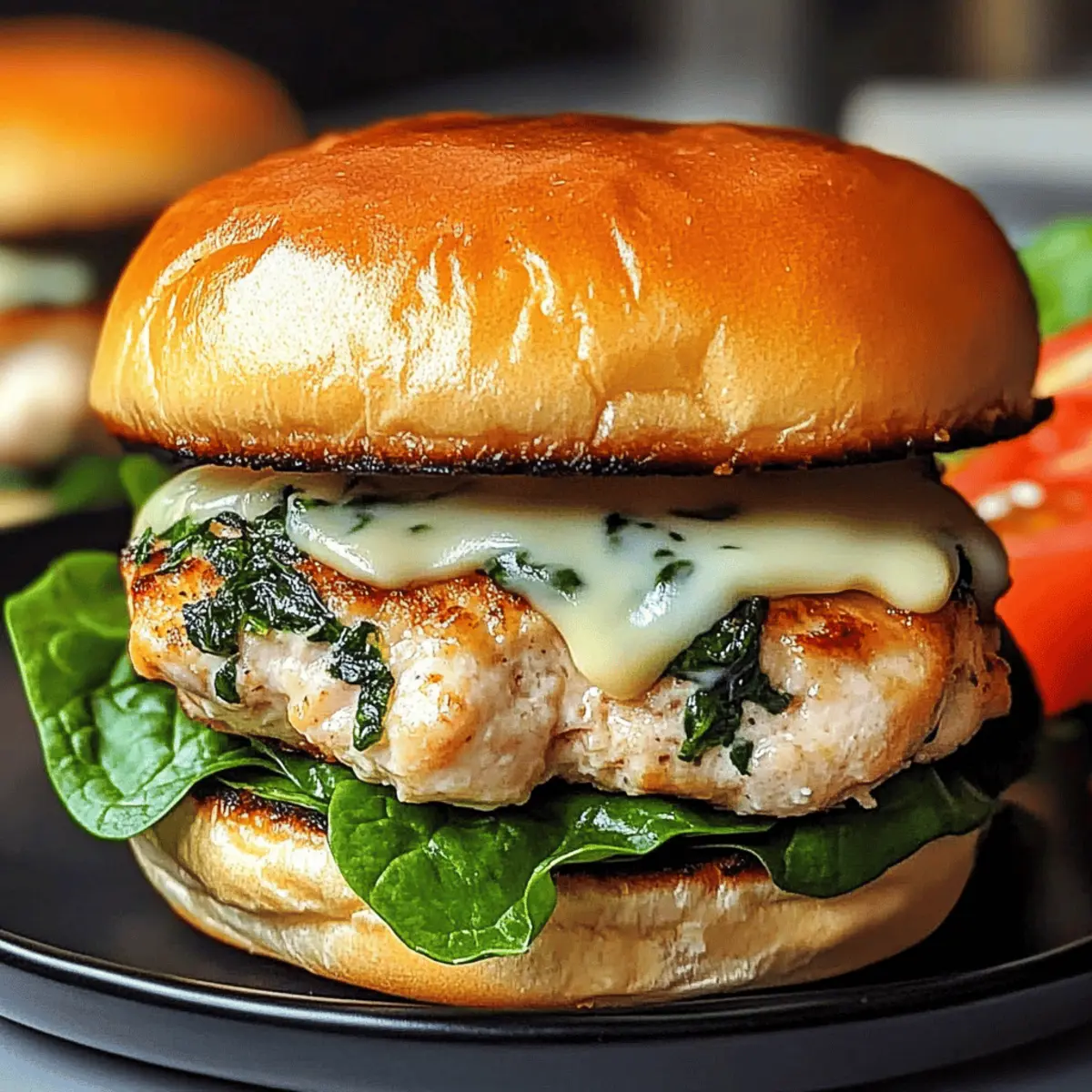 Cheddar Spinach Chicken Burgers that Will Wow Your Taste Buds