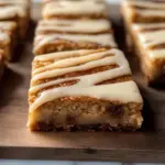 Cinnamon Roll Blondies