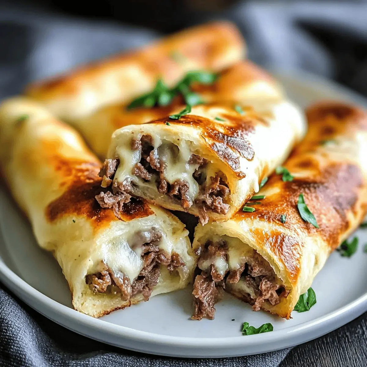Keto Philly Cheesesteak Rolls: Cheesy Low-Carb Bliss
