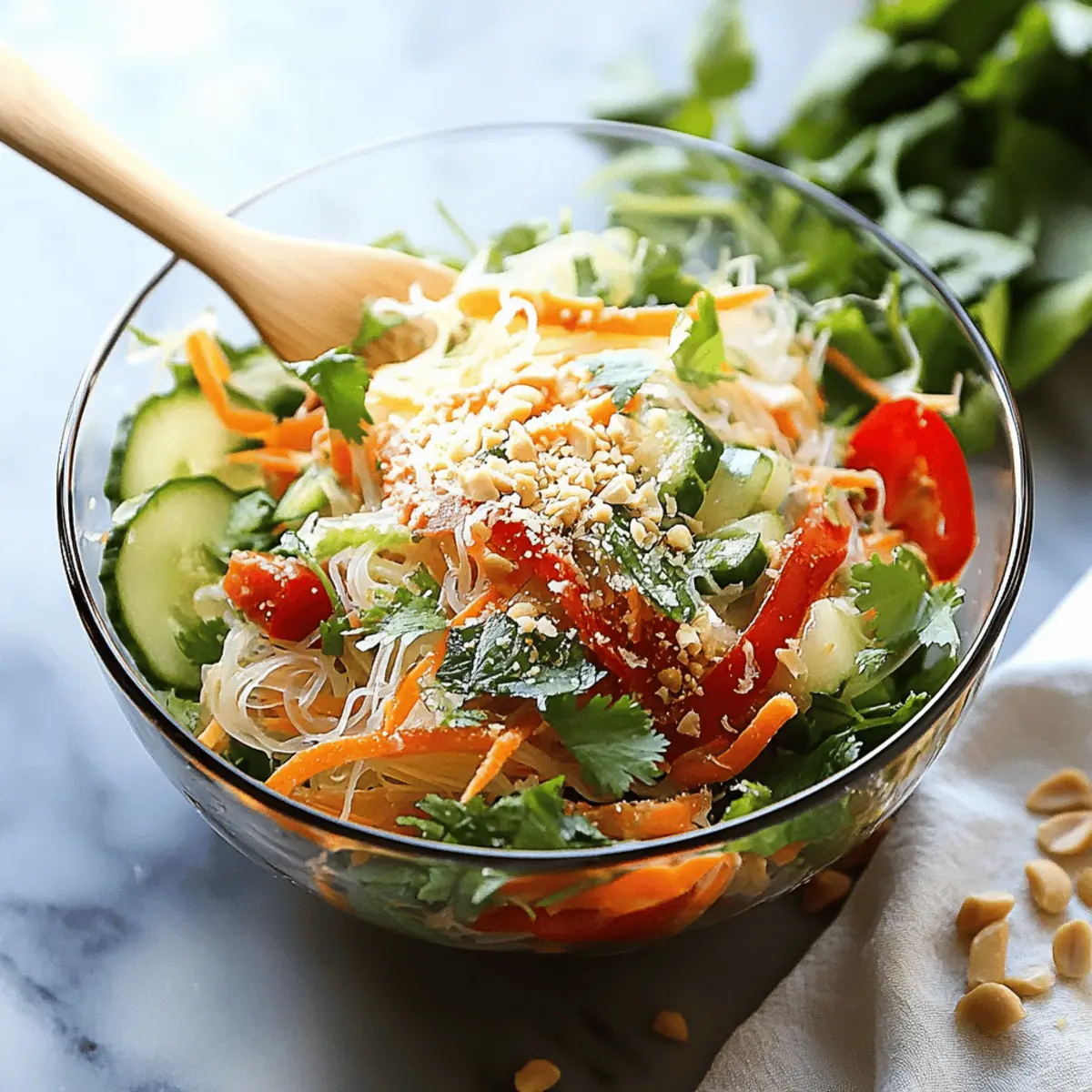 Spring Roll Salad with Spicy Ginger Dressing: Fresh & Flavorful