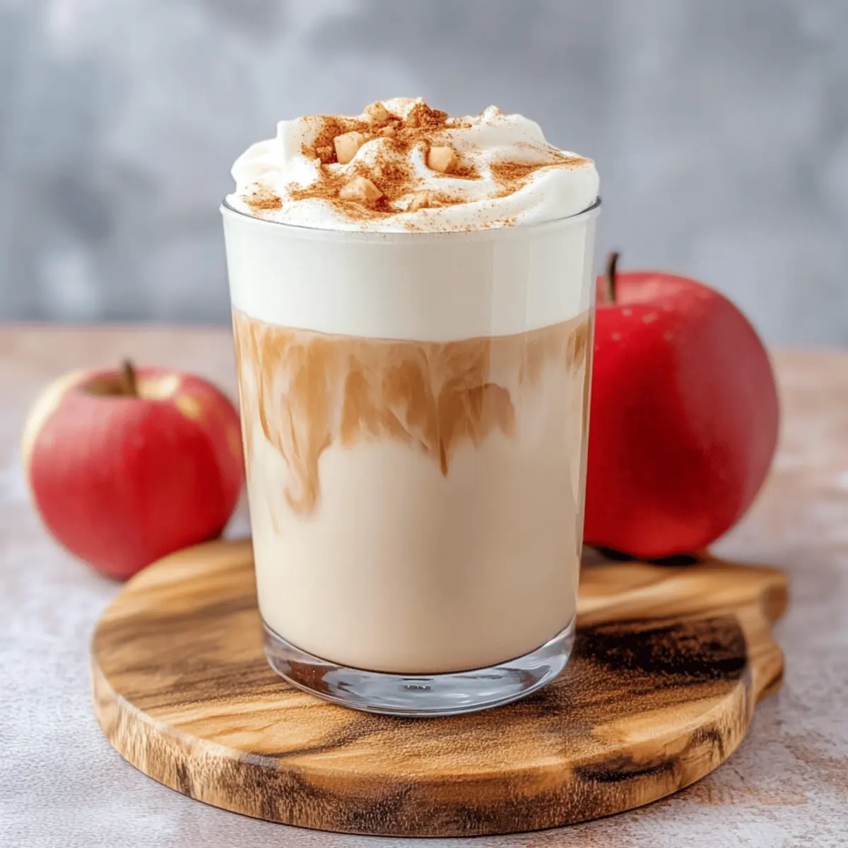 Iced Apple Crisp Cream Chai Latte: Your Fall Favorite Made Easy