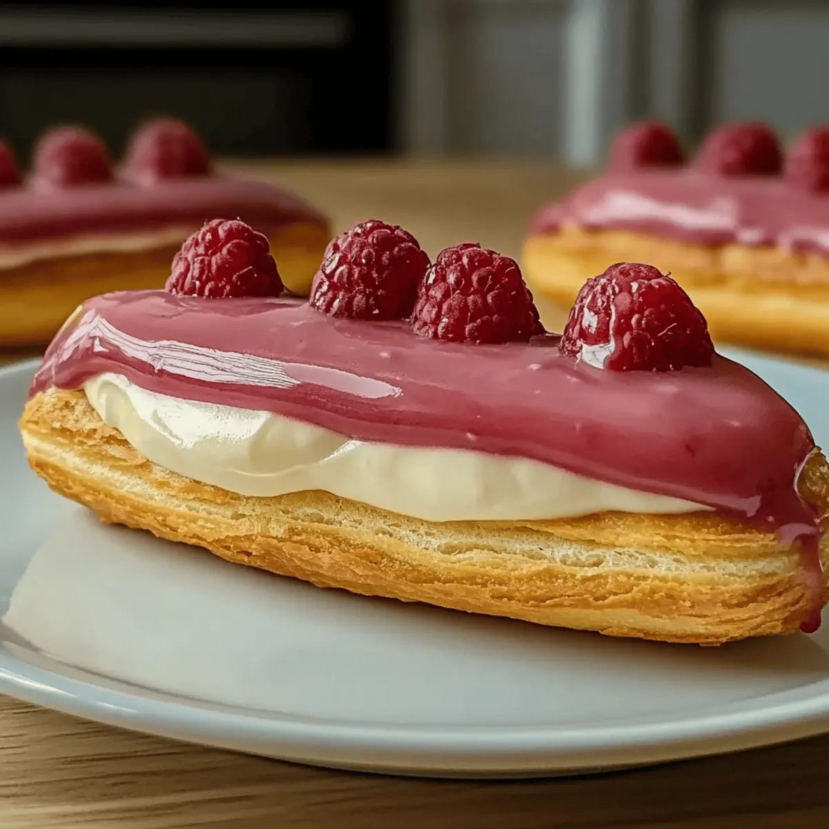 Lemon Raspberry Eclairs: A Bright Treat to Delight Your Tastebuds