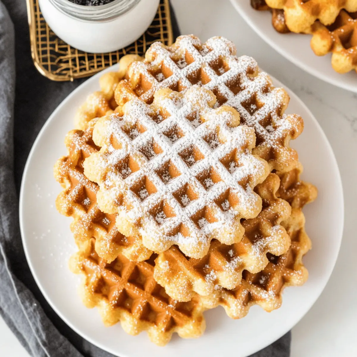 Delicious Vanilla Waffle Cookies in Just 30 Minutes