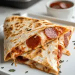 Pepperoni Pizza Quesadilla
