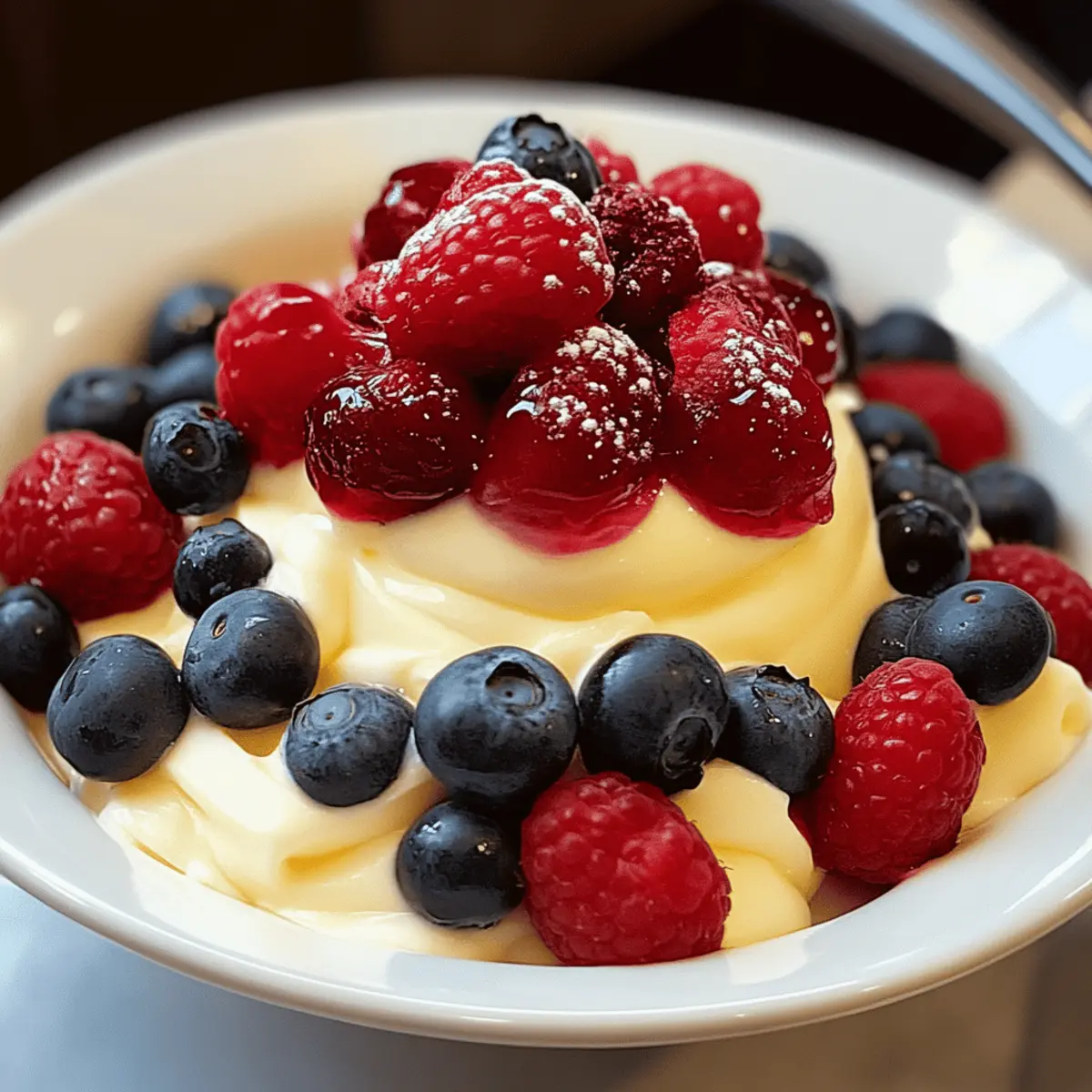 Bavarian Cream and Berries: A Light, Elegant Delight