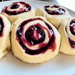 Cherry Cinnamon Rolls with Homemade Filling
