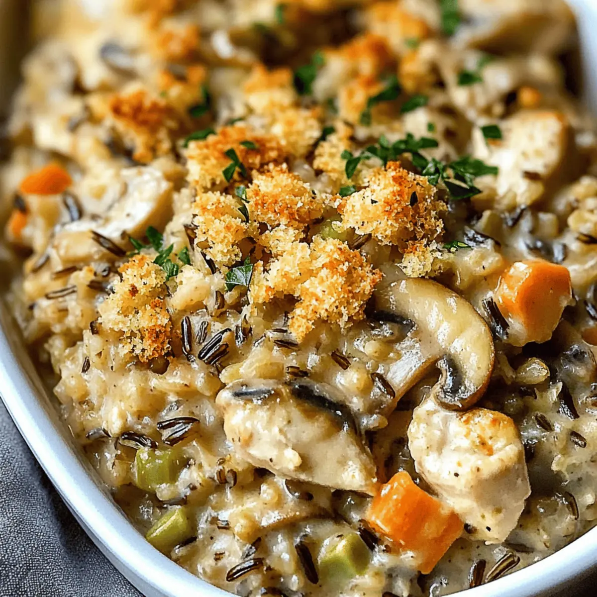 Hearty Chicken Wild Rice Casserole for Ultimate Comfort
