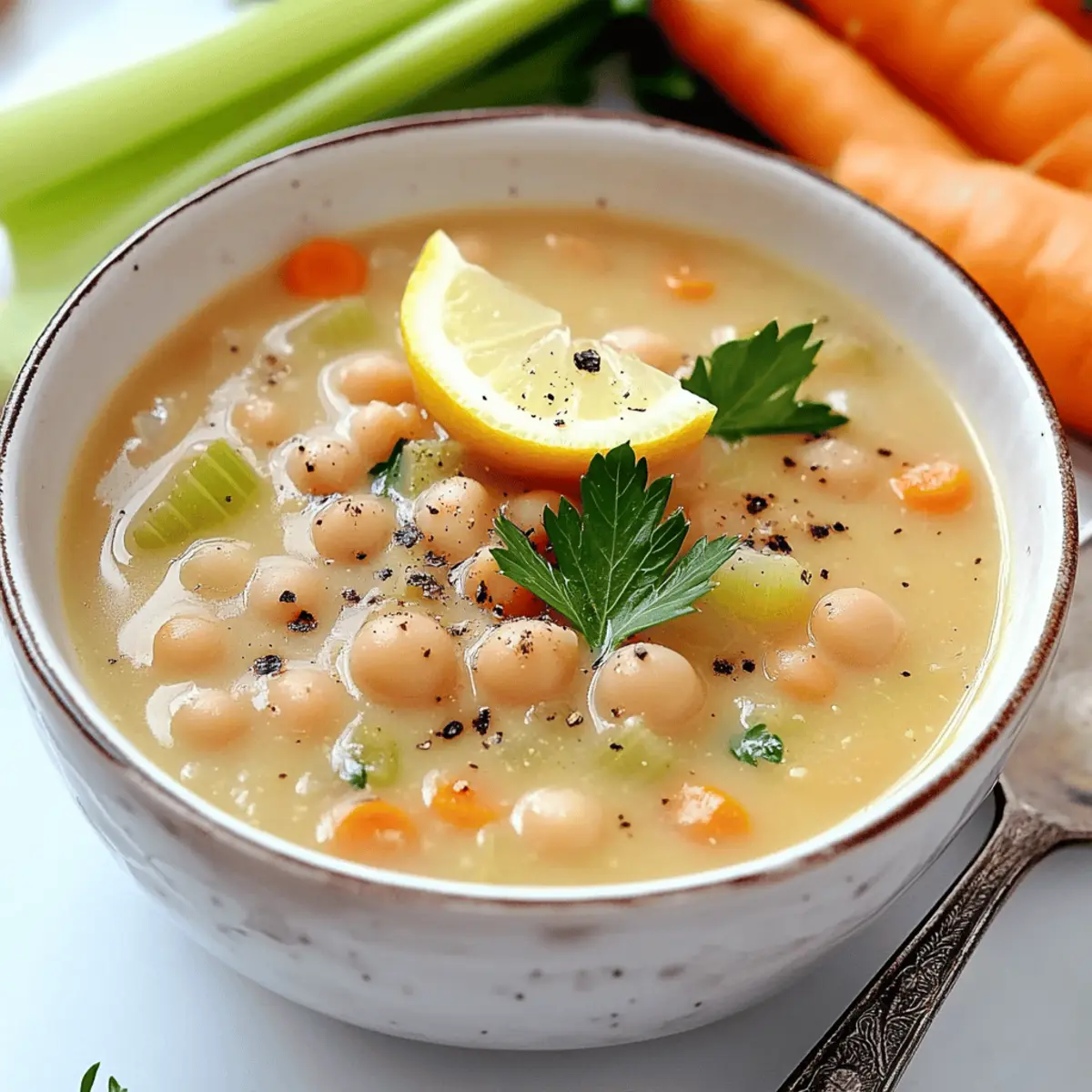Creamy Chickpea and White Bean Soup for Cozy Evenings