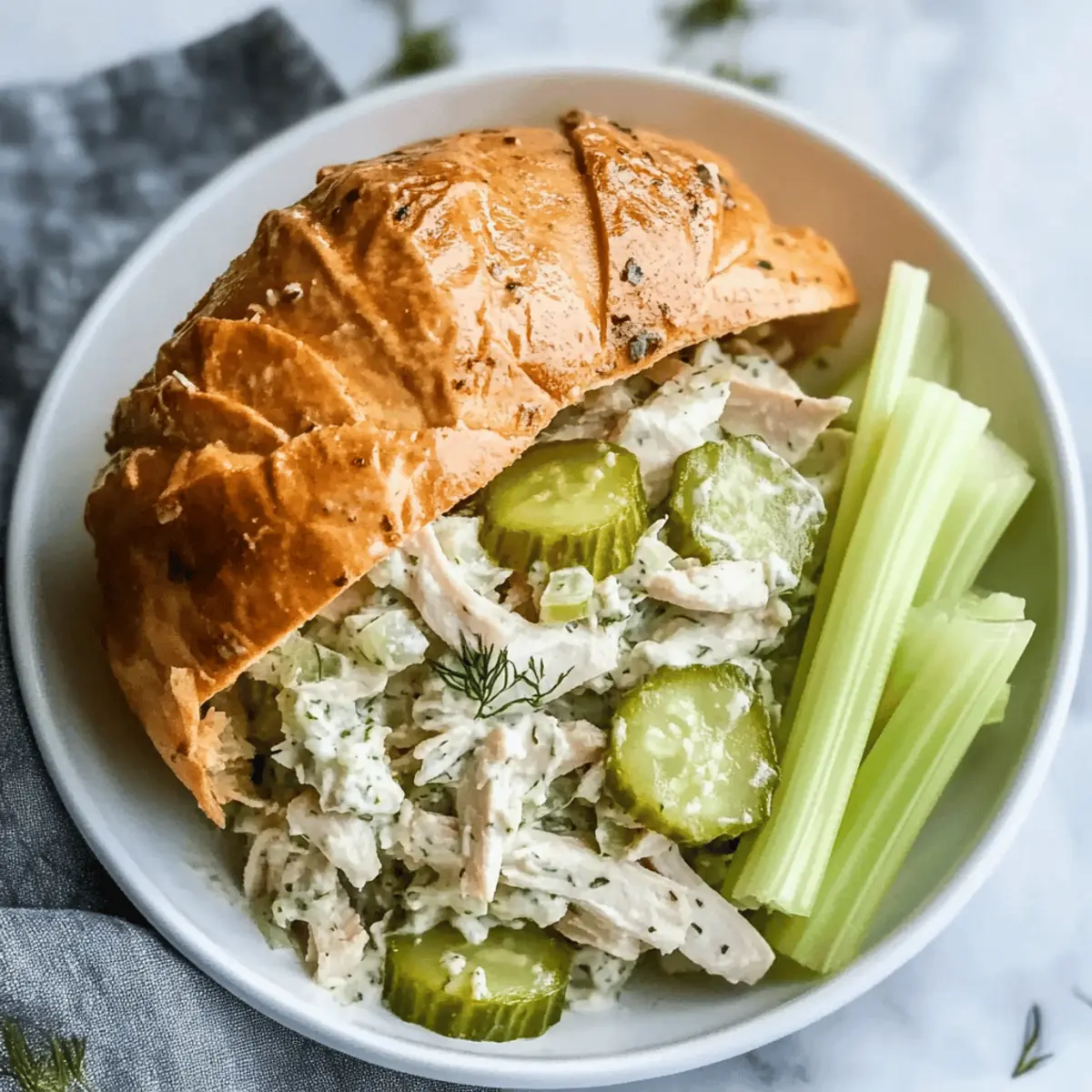 Delicious Dill Pickle Chicken Salad That Brightens Your Lunch