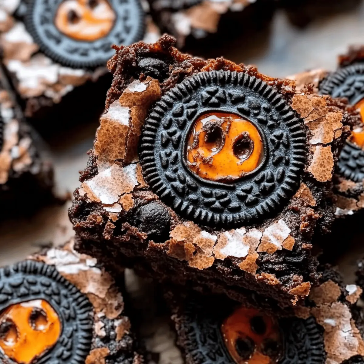 Chewy Halloween Oreo Cookie Boo Brownies to Delight Everyone